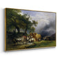 The Harvest Wagon (Der Heuwagen), c. 1850 - Floater Framed Canvas Print