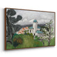 The Blue Villa (La Villa Bleue), c. 1918 - Floater Framed Canvas Print