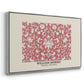 Examples of Chinese Ornament, Pl. XCV (Morris Inspired), 1867 - Floater Framed Canvas Print