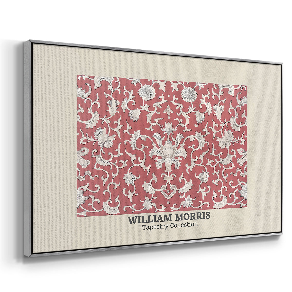 Examples of Chinese Ornament, Pl. XCV (Morris Inspired), 1867 - Floater Framed Canvas Print