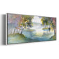 Meandering Lake I - Floater Framed Canvas Print