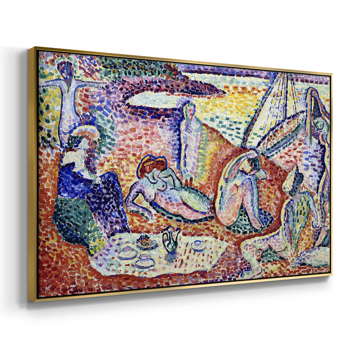 Luxe, Calme et Volupté, 1904 - Floater Framed Canvas Print