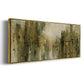 Gold City Shine - Floater Framed Canvas Print