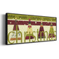 Happy Merry Joyous - Floater Framed Canvas Print