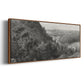 East Rock, New Haven - Floater Framed Canvas Print