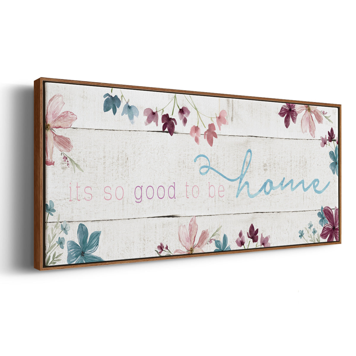 Good To Be Home - Floater Framed Canvas Print