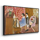 The Piano Lesson, 1923 - Floater Framed Canvas Print