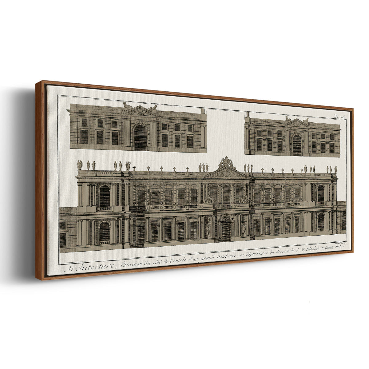 Buildings & Facades I - Floater Framed Canvas Print