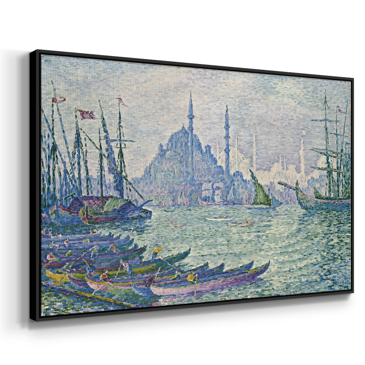 The Golden Horn, Minarets, 1907 - Floater Framed Canvas Print