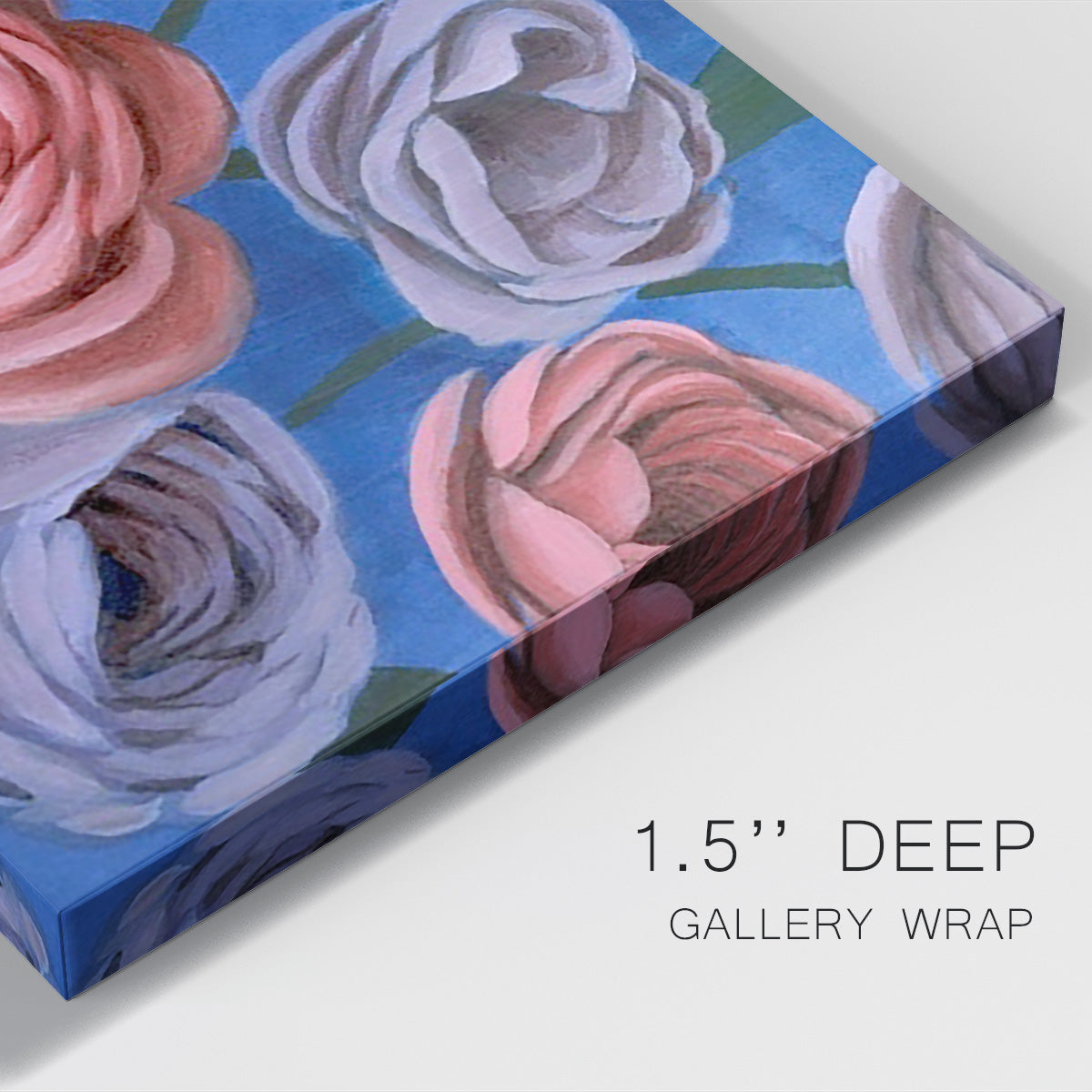 Layered Petals II - Canvas Art Print