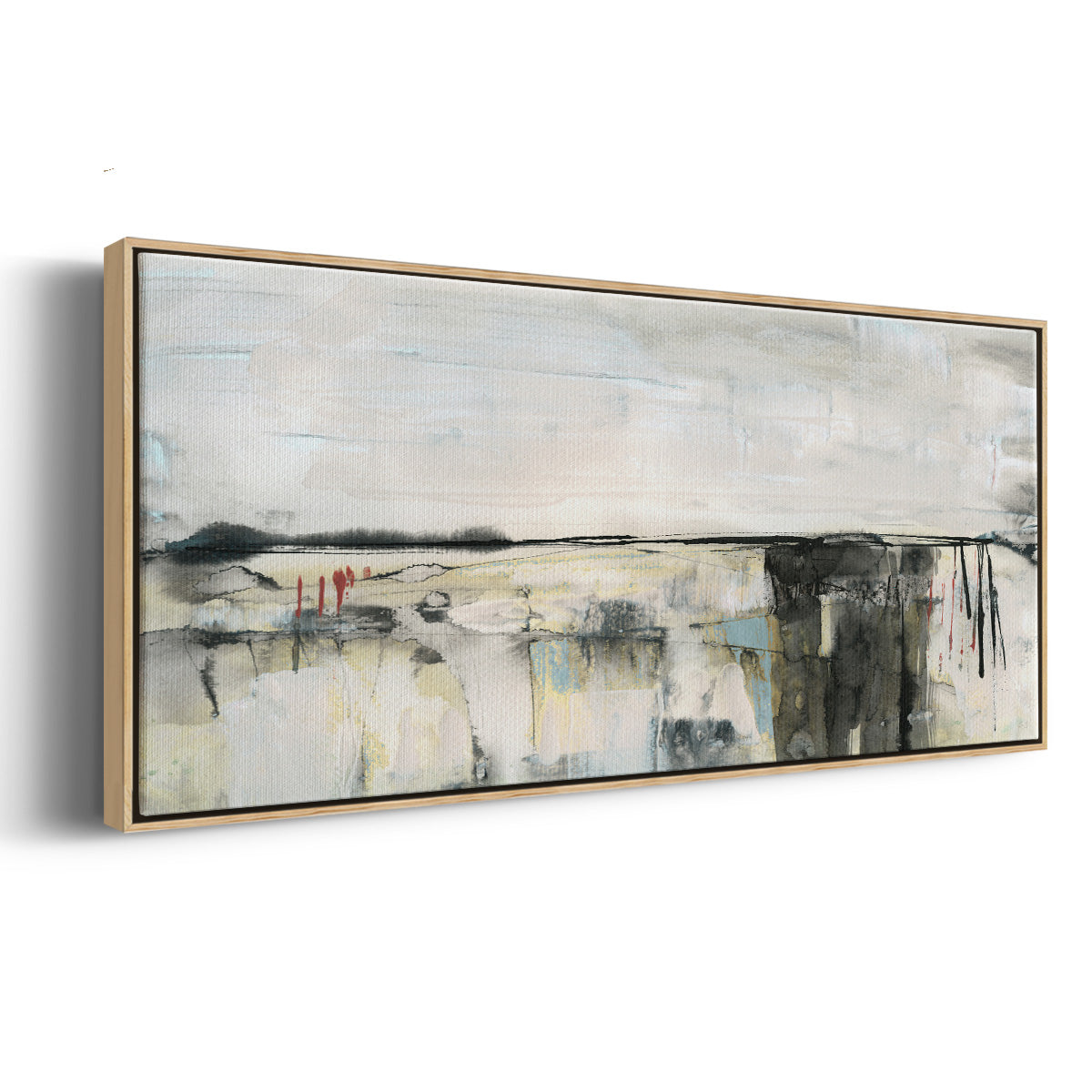 Valley View II - Floater Framed Canvas Print