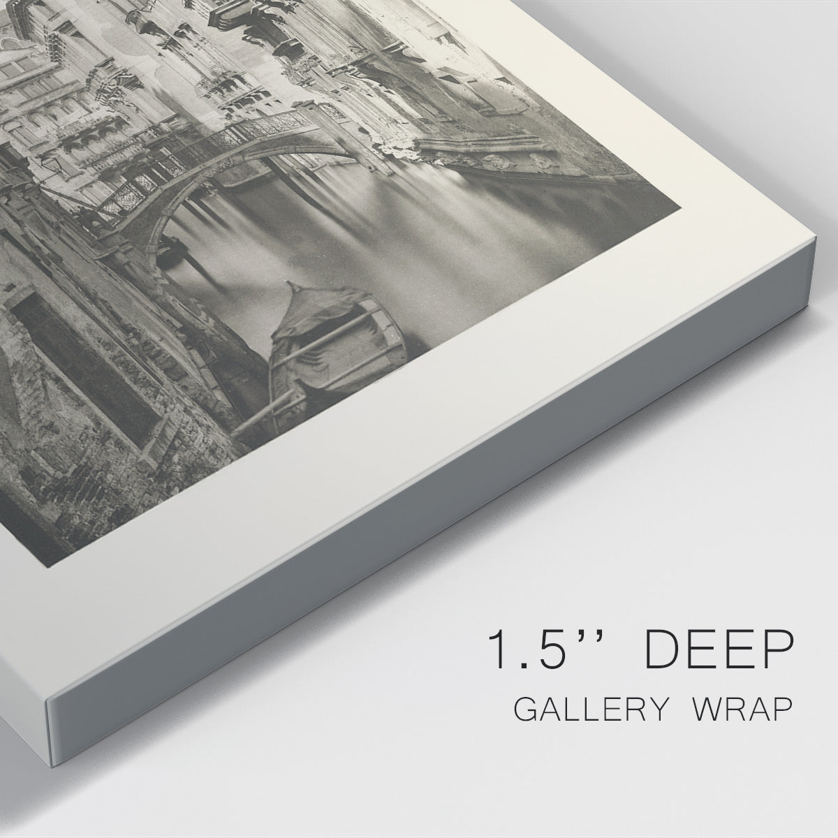 Vintage Views of Venice IV Premium Gallery Wrapped Canvas - Ready to Hang