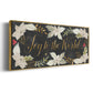 Gilded Christmas Collection D - Floater Framed Canvas Print