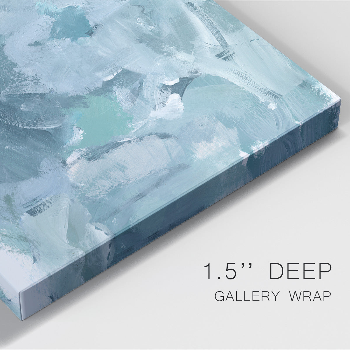 Soft Teal I Premium Gallery Wrapped Canvas - Ready to Hang