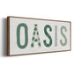 Oasis Cabana - Floater Framed Canvas Print