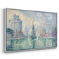 The Green Towers (Les tours vertes, la Rochelle), 1913 - Floater Framed Canvas Print