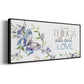 Small Things, Great Love - Floater Framed Canvas Print