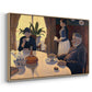 The Dining Room (Breakfast), 1886-1887 - Floater Framed Canvas Print