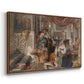 Roman Pilgrims, 1854 - Floater Framed Canvas Print