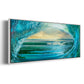 Big Wave - Floater Framed Canvas Print