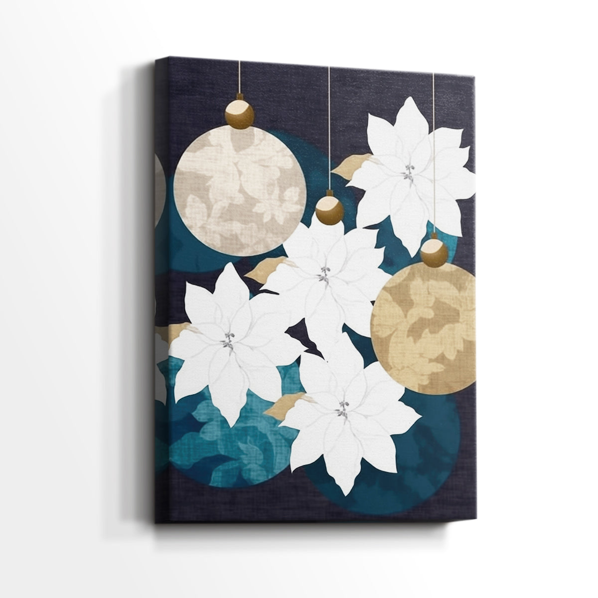 Pale Winter Blessing of Candle - Canvas Art Print