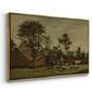 Farmhouse, c. 1865-1875 - Floater Framed Canvas Print
