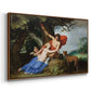 Venus and Adonis, 1632 - Floater Framed Canvas Print