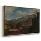 Bonneville, Savoy, 1803 - Floater Framed Canvas Print