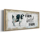 Farm Sweet Farm II - Floater Framed Canvas Print