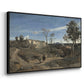 La Cervara, the Roman Campagna, c. 1830-1831 - Floater Framed Canvas Print