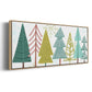 Modern Holiday Collection D - Floater Framed Canvas Print