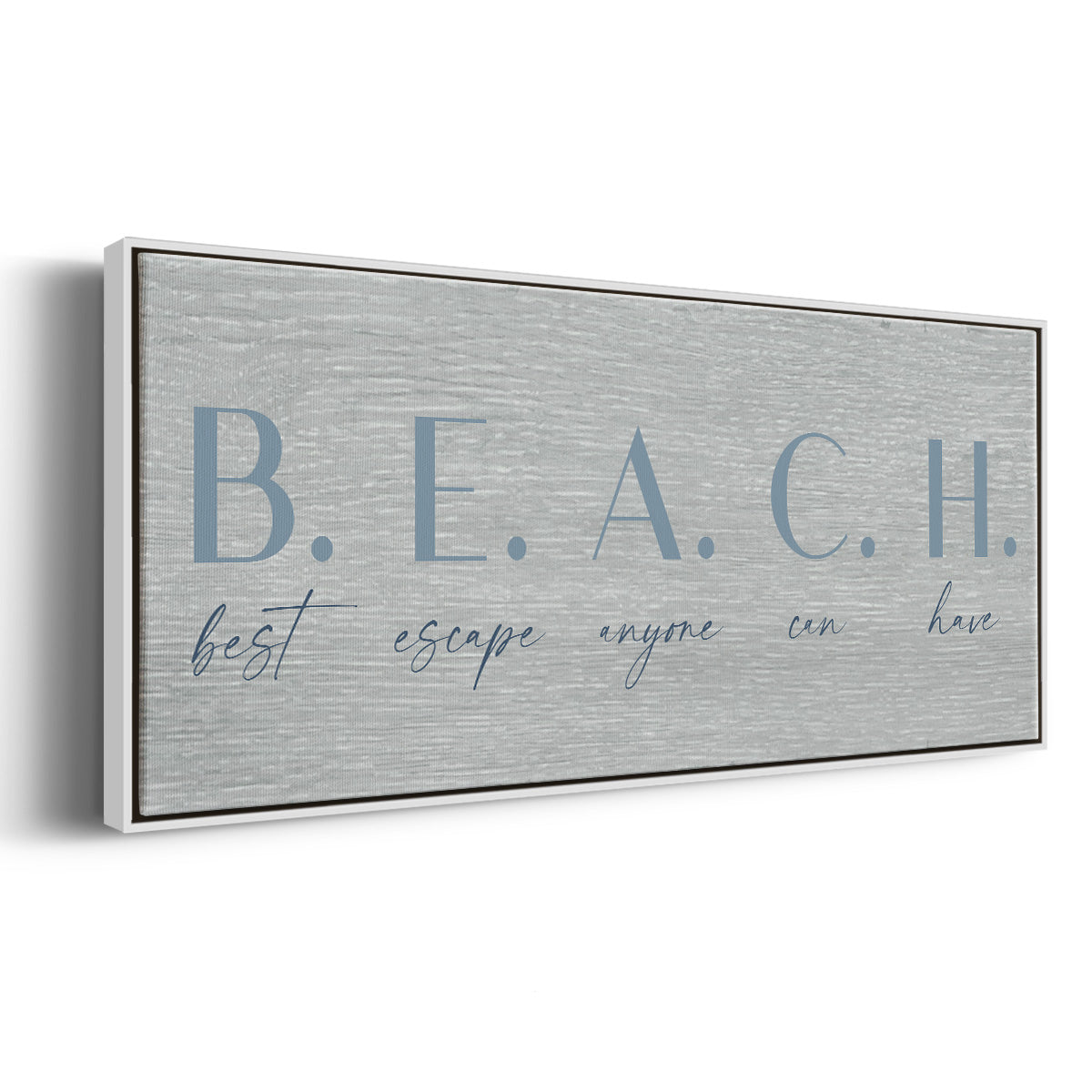 Best Escape - Floater Framed Canvas Print