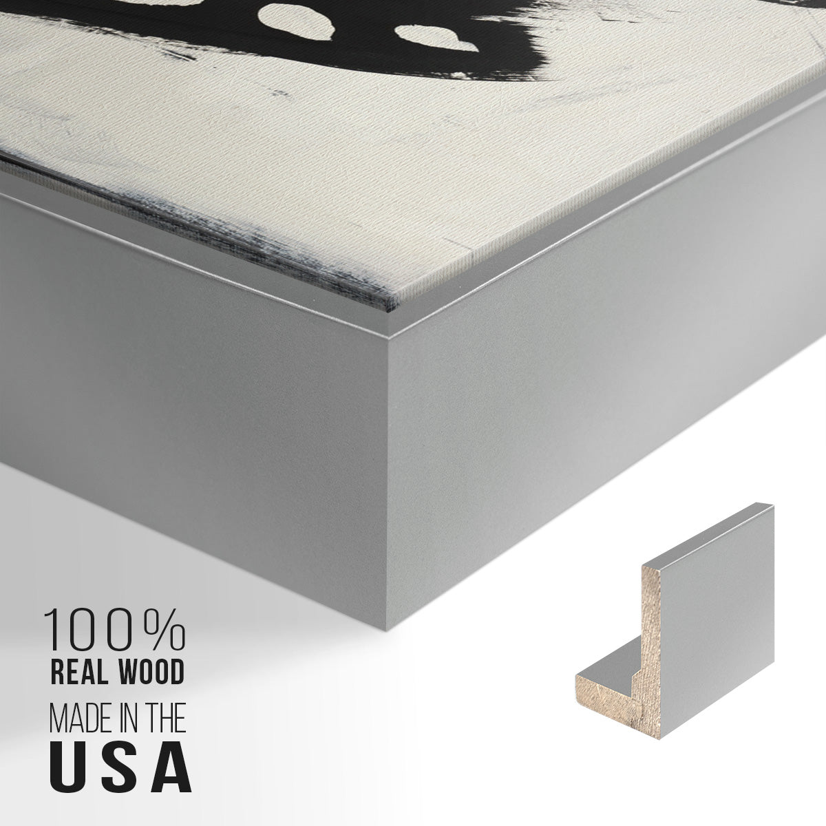 Treasure Map -  Framed Canvas Print