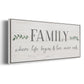 Love Never Ends - Floater Framed Canvas Print