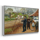L. A. Ring Painting near Aasum Smithy, 1893 - Floater Framed Canvas Print