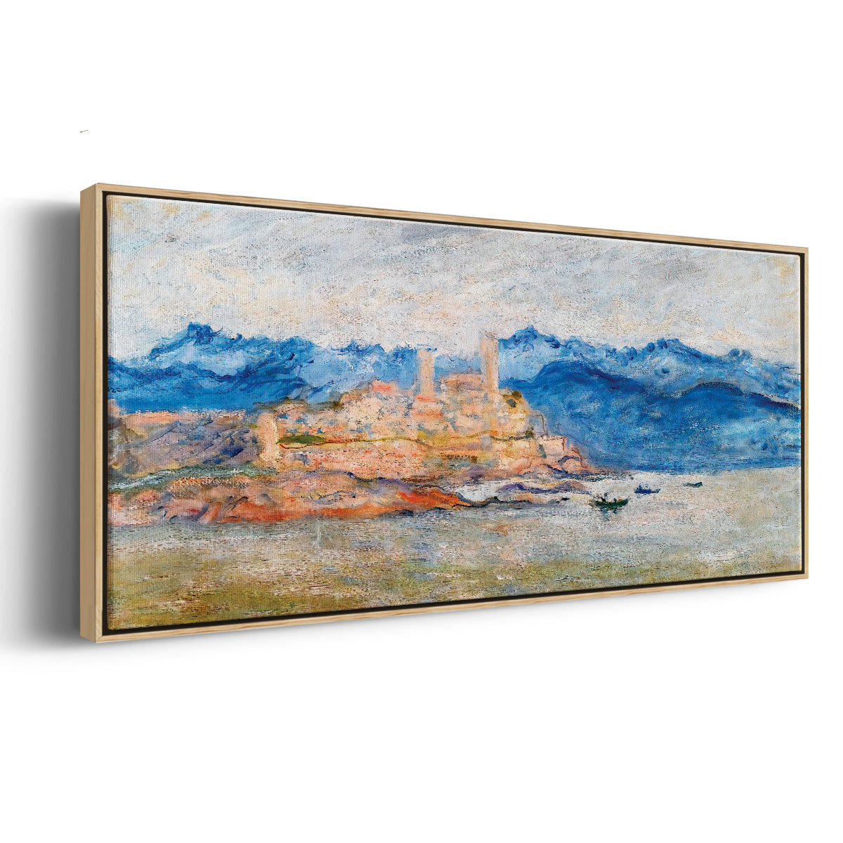 The Fort of Antibes, 1888 - Floater Framed Canvas Print