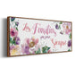 Familias Siempre - Floater Framed Canvas Print