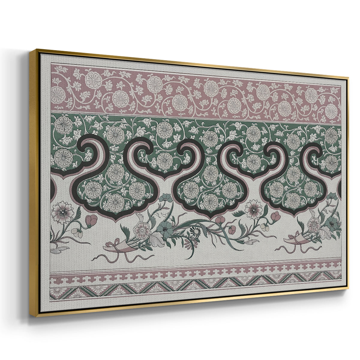 Examples of Chinese Ornament, Pl. LXXVI, 1867 - Floater Framed Canvas Print