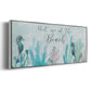 Seahorses and Coral - Floater Framed Canvas Print
