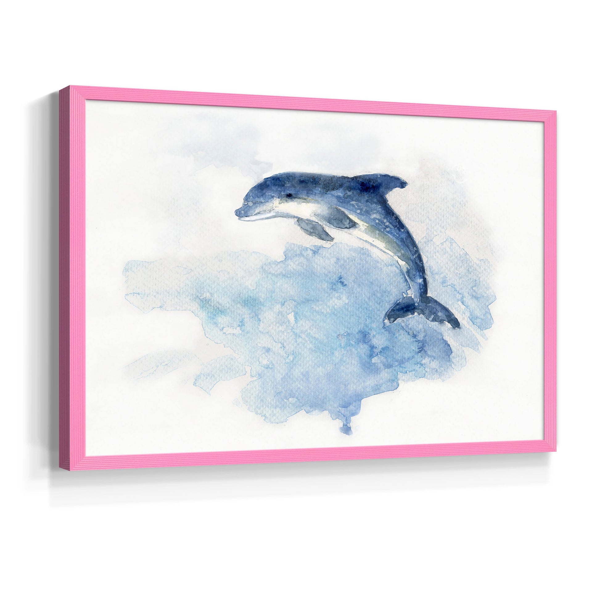 45574,dolphin,ocean,water,sunrise,jumping,coastal,serenity,artwork,watercolor,marine life,nature,tranquility,waves,blue,artwork frame,joyful,animal,beach,shores,wildlife,beauty,horizon,sea,playful,painting,aquatic,colorful,abstract,creative,outdoor,natural,landscape,decor,design,craftsmanship,inspiration,fluidity,movement,Re-stickable,Nautical & Beach