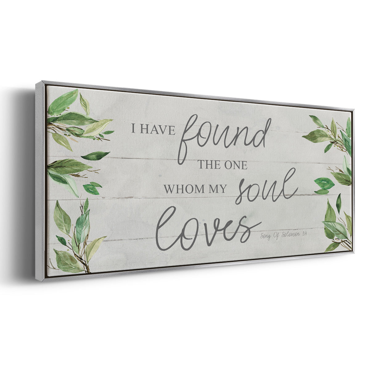 Soul Loves - Floater Framed Canvas Print