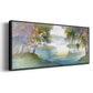 Meandering Lake I - Floater Framed Canvas Print