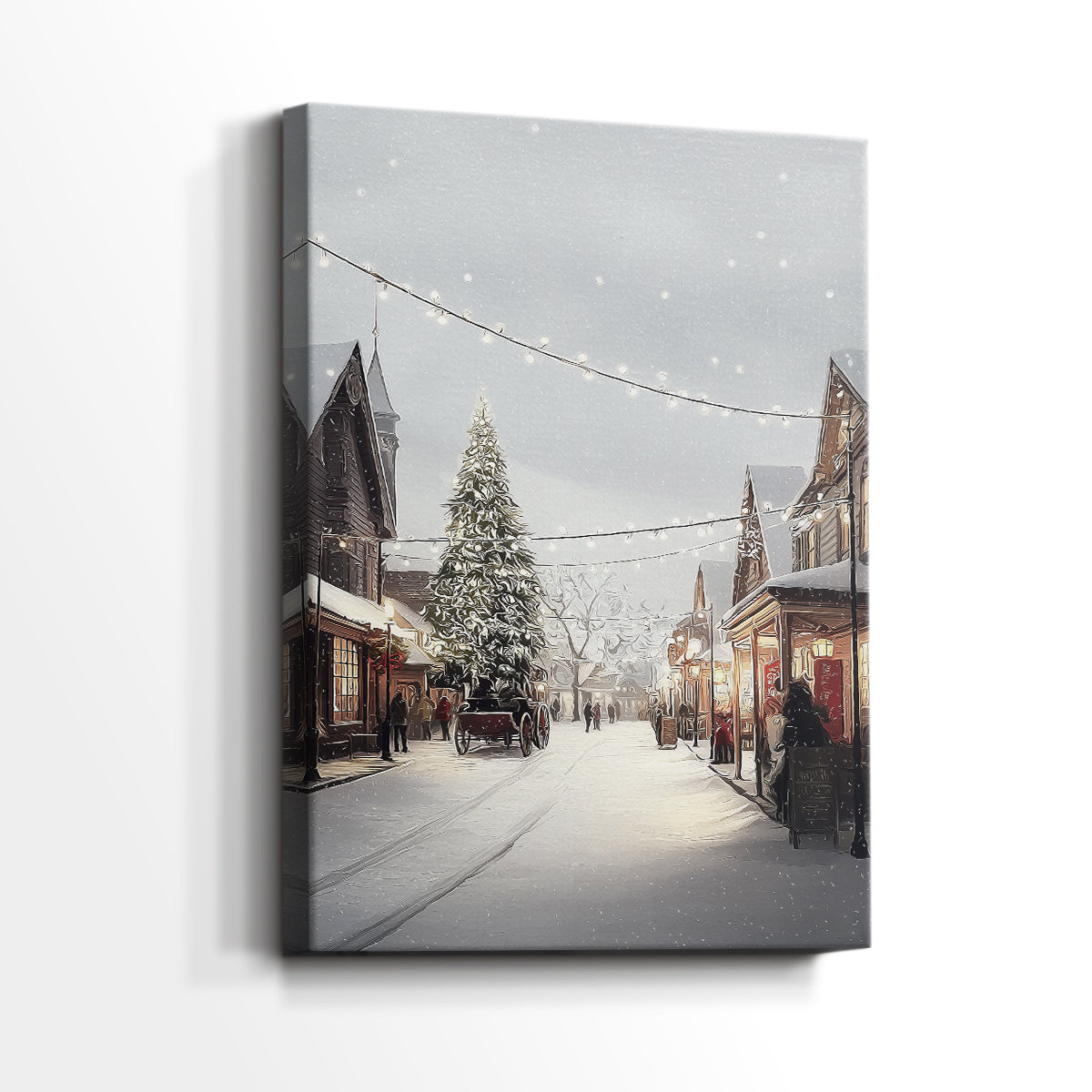 Fir of Snowwhite Promise - Canvas Art Print