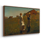 A Temperance Meeting, 1874 - Floater Framed Canvas Print