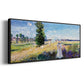 The Promenade, Argenteuil, 1875 - Floater Framed Canvas Print