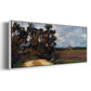 The Road and the House - Floater Framed Canvas Print