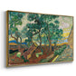The Garden of Saint-Paul Hospital, 1889 - Floater Framed Canvas Print