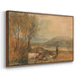 Lulworth Castle, Dorset, c. 1820 - Floater Framed Canvas Print