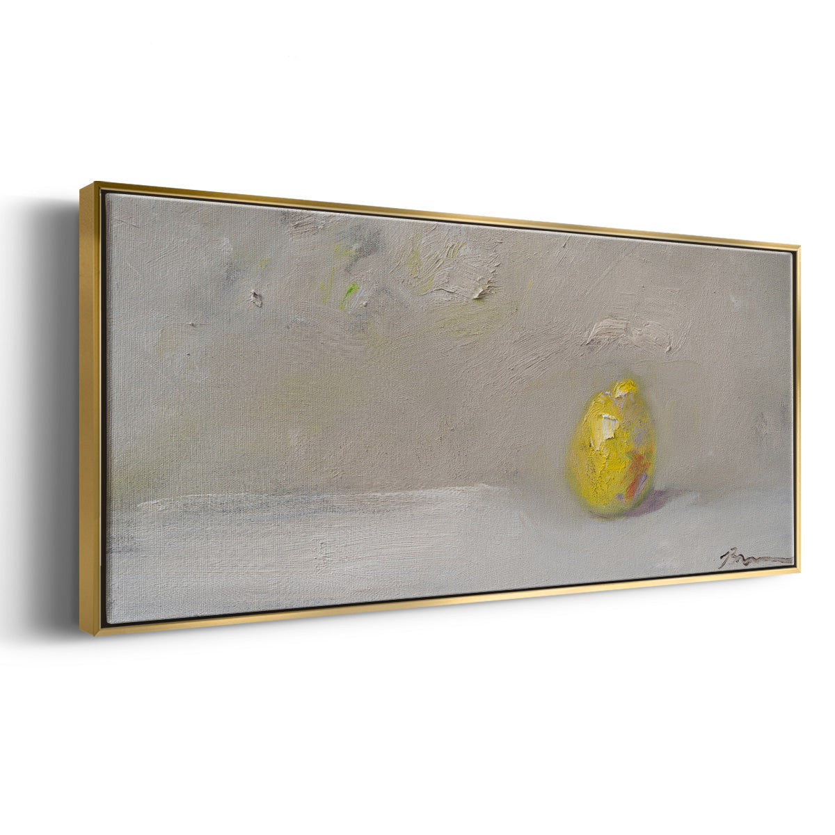 Lemon-Lime - Floater Framed Canvas Print