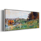 The Banks of the Seine at the Argenteuil Bridge, 1874 - Floater Framed Canvas Print